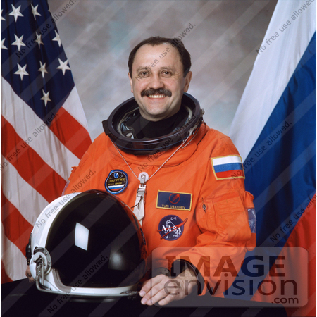 #8676 Picture of Cosmonaut Yuri Vladimirovich Usachev by JVPD