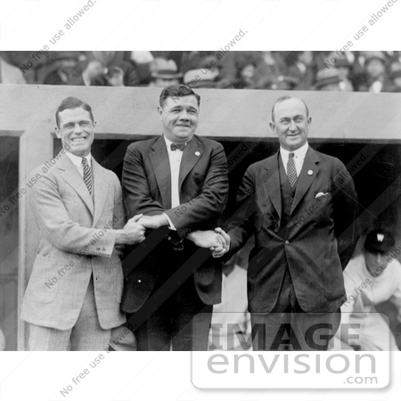 #8785 Picture of George Sisler, Babe Ruth, Ty Cobb by JVPD