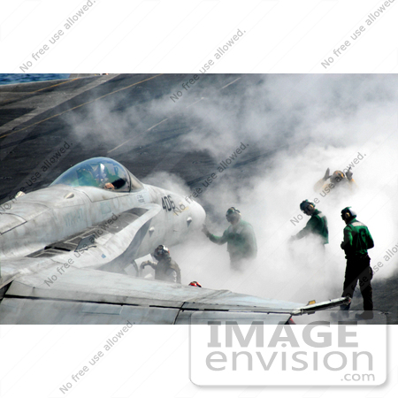 #8861 Picture of Steam on Aircraft Carrier by JVPD