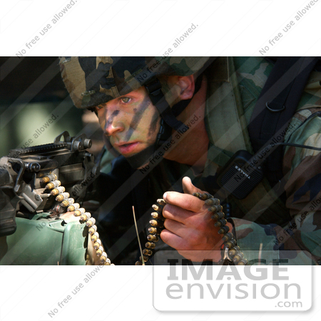 #8926 Picture of a Soldier With Weapon by JVPD
