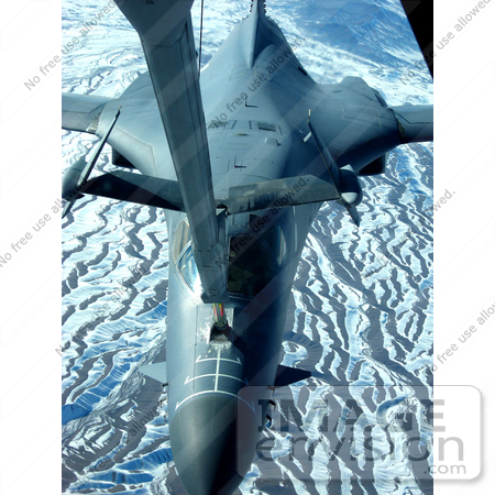 #8966 Picture of a KC-10 fueling a B-1B Lancer Bomber by JVPD