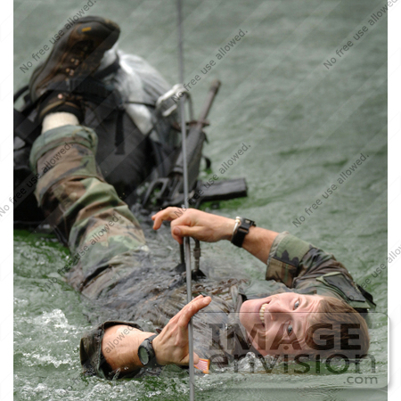 #9045 Picture of a Soldier During a Mountaineer Training Course by JVPD