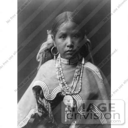 #9099 Picture of a Jicarilla Girl by JVPD
