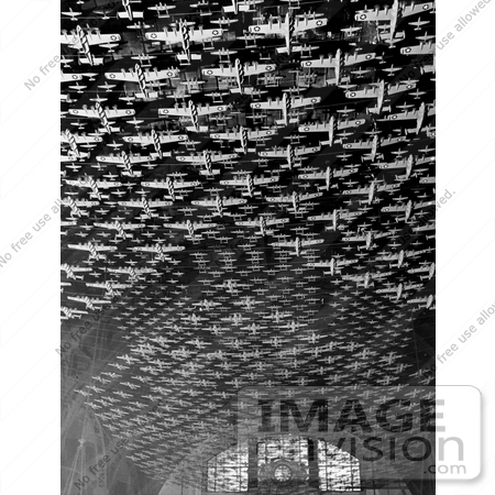 #9145 Image of Airplanes on Union Station Ceiling by JVPD