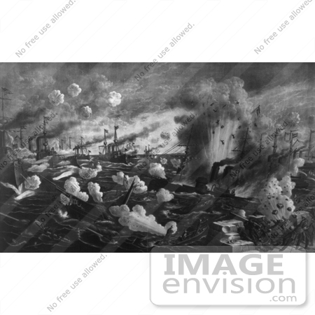 #9155 Picture of The Battle of Manila Bay 1898 by JVPD