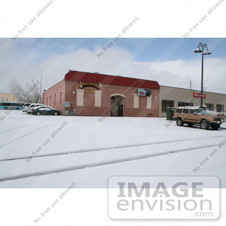 #952 Photo of the Shooters Ground Zero Club in Medford, Oregon with Snow by Kenny Adams