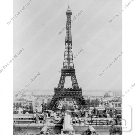 #9758 Picture of an Eiffel Tower Scene by JVPD