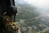 #10589 Picture of a Soldier Overlooking a City From a Helicopter by JVPD