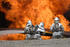 #10597 Picture of Soldiers Fighting a Fire by JVPD