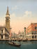#11640 Picture of the Bell Tower and Boats, Venice, Italy by JVPD
