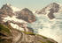 #12012 Picture of Train Tracks Near Jungfrau, Eiger and Monch Mountains by JVPD
