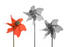 #12205 Picture of a Red Pinwheel With Black and White Pinwheels by Jamie Voetsch