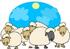 #12476 Flock of Sheep Clipart by DJArt