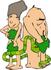 #12551 Adam and Eve With the Snake Clipart by DJArt