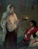 #12848 Picture of Florence Nightingale With a Lamp Near a Man by JVPD