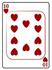 #13243 10 of Hearts Playing Card Clipart by DJArt