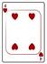 #13249 4 of Hearts Playing Card Clipart by DJArt