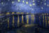 #13406 Picture of the Starry Night over the Rhone Painting by Van Gogh by JVPD
