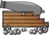 #14440 War Cannon With Cannon Balls Clipart by DJArt