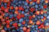 #15094 Picture of a Berry Background of Blueberries and Raspberries by JVPD