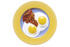 #16969 Picture of Two Sunny Side Up Fried Eggs With Salsa Breakfast by JVPD