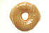 #16982 Picture of One Whole Glazed Ring Donut Over a White Background by JVPD
