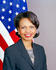 #17405 Picture of Condoleezza Rice in Front of the American Flag by JVPD