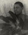 #17611 Picture of African American Blues Singer Bessie Smith Holding Feathers by JVPD