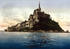 #17715 Picture of Mont St Michel Abbey at High Tide, Normandy, France by JVPD