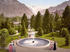 #17916 Picture of Ladies Walking Around a Water Fountain, Interlaken, Kursall, Bernese Oberland, Switzerland by JVPD