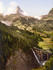 #17947 Picture of Findelenbach Bridge With Matterhorn Mountain, Valais, Switzerland by JVPD