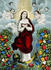 #18612 Photo of the Virgin Mary With Angels, Snake and Flowers, Immaculate Conception by JVPD