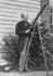 #18784 Photo of Horatio Seymour Standing With a Telescope by JVPD