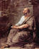 #19014 Photo of Greek Philosopher Aristotle Seated Against a Wall by Francesco Hayez by JVPD