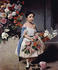 #19018 Photo of Countess Antonietta Negroni Prati Morosini as a Girl, Holding Flowers by JVPD