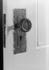 #20099 Stock Photo: Door Knob and Skeleton Key Hole on a Door at the Kingsley Plantation by JVPD