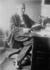#20352 History Stock Photo of Warren G. Harding, 29th American President, Working at a Desk by JVPD