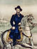 #20378 Historical Stock Photo of Union Lieutenant General Ulysses S. Grant on a White Horse by JVPD