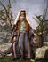 #20430 Historical Stock Photography of a Young Woman From Bethlehem Wearing Traditional Clothes by JVPD