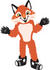 #23959 Clipart Picture of a Fox Mascot Cartoon Character by toons4biz