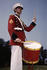 #27011 Stock Photography of a Male Marine Drummer In A Red, Black And White Uniform by JVPD