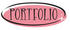 #29447 Royalty-free Cartoon Clip Art of a Pink Portfolio Website Button That Could Link To A Gallery On A Site by Andy Nortnik