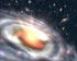 #30662 Stock Photo Of A Growing Quasar, Black Hole, At The Center Of A Faraway Galaxy by JVPD
