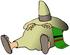 #30819 Clip Art Graphic of a Mexican Man Wearing Sandals, Taking An Afternoon Siesta Under His Sombrero by DJArt