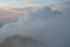 #36543 Stock Photo of a Foggy Sunset Over Mountains In Kauai, Hawaii by Jamie Voetsch