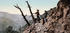#40796 Stock Photo of Three Miner’s Blacksmiths Standing High Up On A Mountainside, Colorado by JVPD