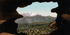 #40827 Stock Photo of a View Of Pikes Peak Framed By Rocks As Seen From Gateway Colorado by JVPD