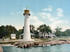#41070 Stock Photo Of The White Biloxi Lighthouse In Biloxi, Mississippi by JVPD