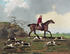 #41311 Stock Illustration of a Man, Captain Ricketts, On Horseback, Fox Hunting With Dogs by JVPD