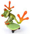 #42865 Royalty-Free (RF) Clipart Illustration of a 3d Green Tree Skater Frog Skateboarding - Pose 5 by Julos
